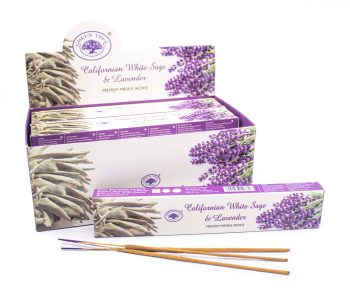 Incenso Green Tree Salvia Branca/Lavanda 15Grms