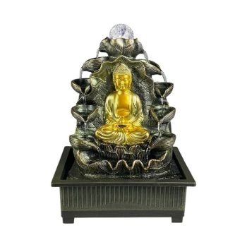 Fonte Resina Buda Com Luz 28X21X39Cm