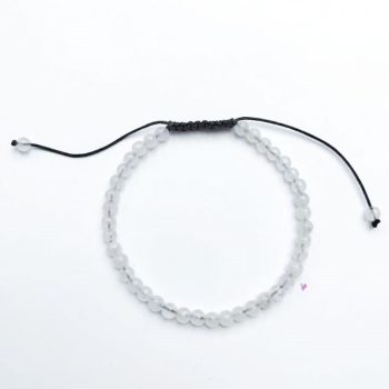 Pulseira Pedra Cristal 4Mm