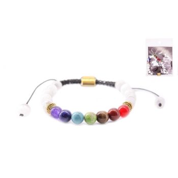 Pulseira Pedra Selenite Chackra 8Mm