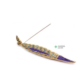 Porta Inc Metal Ouro Buda Horizontal 22Cm