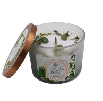 Vela Boa Sorte - Patchouli Green Tree 256Grms