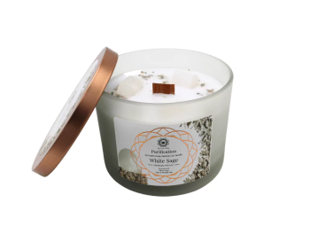 Vela Purificação - Sálvia Branca Green Tree 256Grms