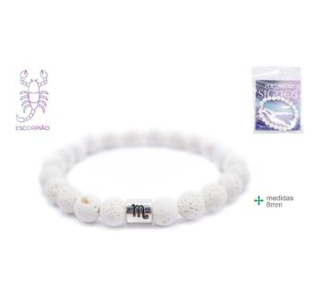 Pulseira Signo Escorpiao 8Mm