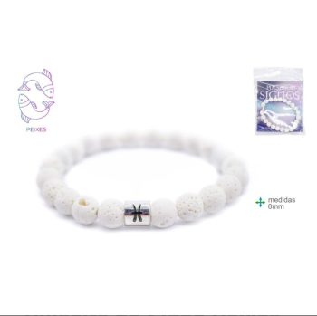 Pulseira Signo Peixes 8Mm