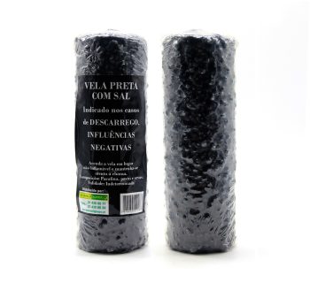 Vela Sal Grosso Preta Descarga