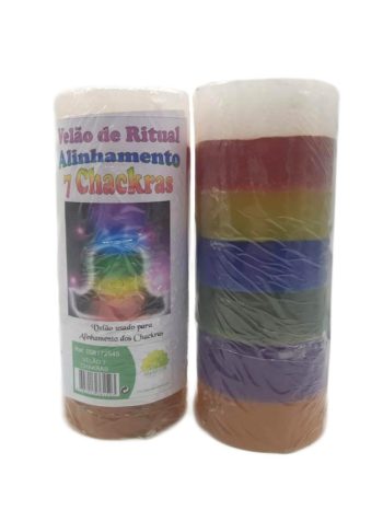 Velao Guaruja Alinhamento 7 Chakras 17x7cm