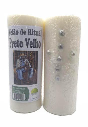 Velao Guaruja Preto Velho 17x7cm