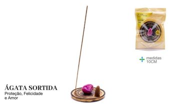 Porta Inc Redondo Ágata Sortido 10cm