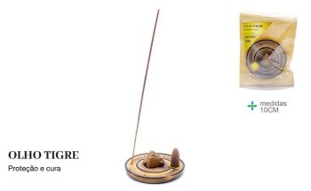 Porta Inc Redondo Olho Tigre 10cm