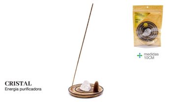 Porta Inc Redondo Cristal 10cm