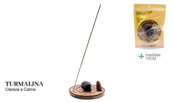 Porta Inc Redondo Turmalina 10cm