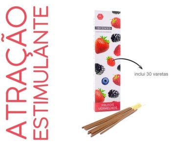 Incenso Aromarte Frutos Vermelhos 50grs