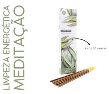 Incenso Aromarte Sálvia Branca 50grs