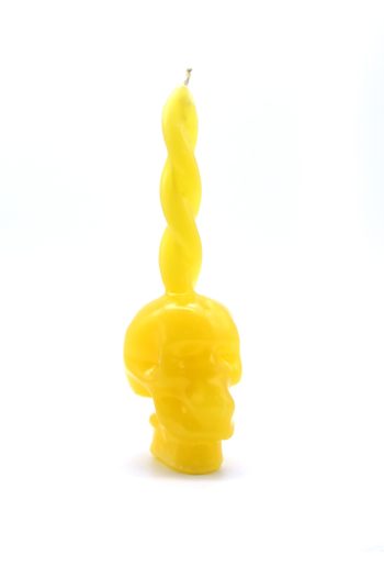 Vela Caveira Pequena Amarela