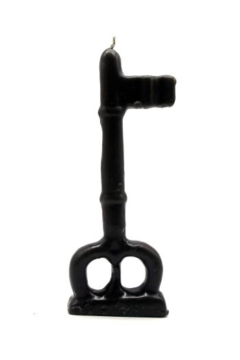 Vela Chave Kit Emprego Preta