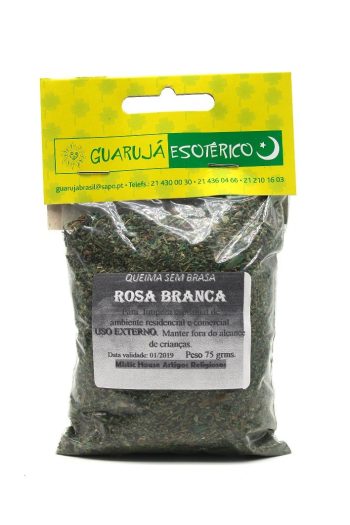 Defumação Queima Sem Brasa Rosa Branca
