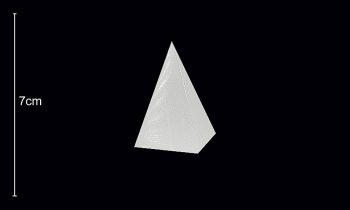 Piramide Selenite 3.5X3.5X7Cm