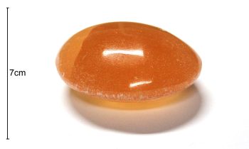 Relaxador Selenite Laranja 7 Cm