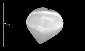 Coração Selenite 5X6Cm