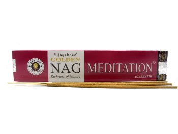 Incenso Nag Shampa Golden Meditacao 15Grms