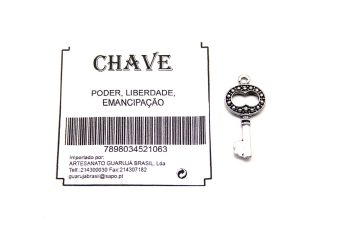 Medalha Chave 2.60X1.50Cm