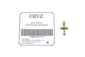 Medalha Cruz Peq Ouro 2 X 1 Cm