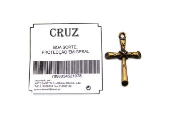 Medalha Cruz Media 2.5 X 3.5 Cm