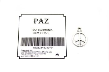 Medalha Paz 1.5 X 1.5 Cm
