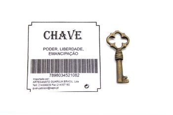 Medalha Chave Media 1.5 X 3.5 Cm