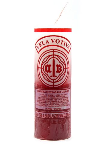 Velao Votiva Vermelho/Branco
