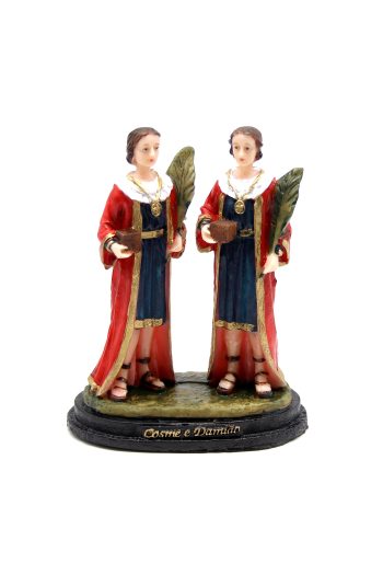 Santo Peq Cosme e Damião 15Cm