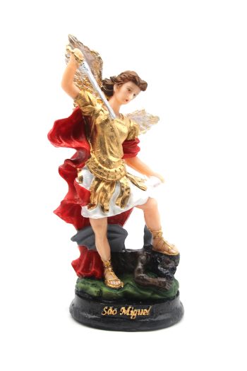 Santo Resina 30Cm Arcanjo Miguel Lua Mistica