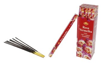 Incenso Sac Rosa Vermelha