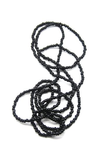 Colar Guia Yemanjá Preto