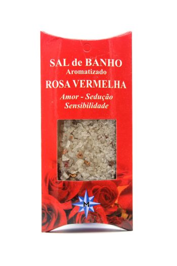 Sal De Banho Aromatizado Rosa Vermelha