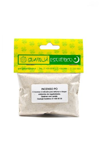Incenso em Pó Defumacao +/- 50Grms
