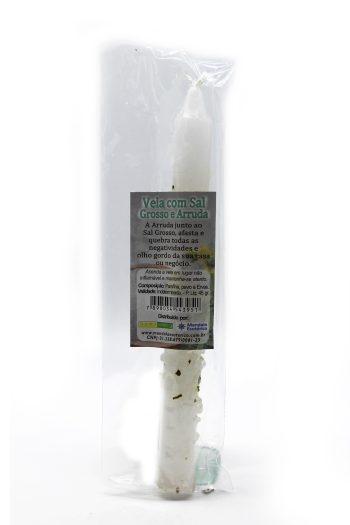 Vela Fina Ervas Sal Grosso/Arruda