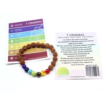 Pulseira 7 Chakras Rudraska
