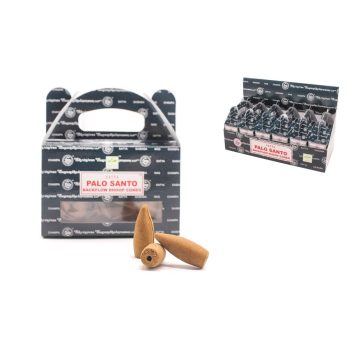 Incenso Cone Furo Pau Santo 24Pcs