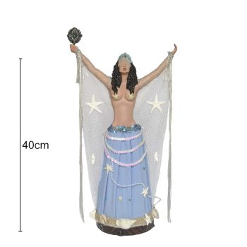Orixá Iemanjá Branca 40Cm