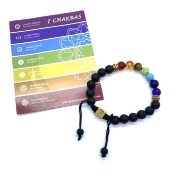 Pulseira 7 Chackras Árvore Vida