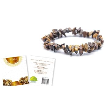 Pulseira Pedra Olho Tigre Chip
