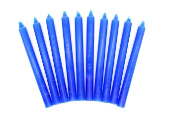 Vela Lisa Ritual Azul Escuro