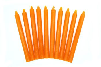 Vela Lisa Ritual Laranja