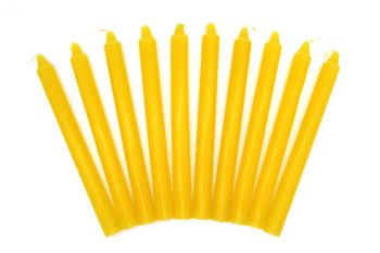 Vela Lisa Ritual Amarela