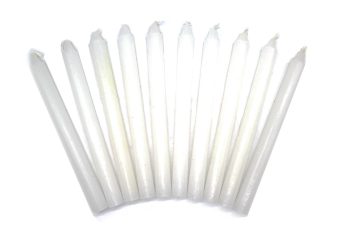 Vela Lisa Ritual Branca