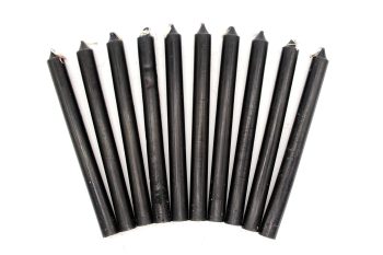 Vela Lisa Ritual Preta