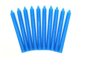 Vela Lisa Ritual Azul Claro