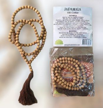 Japamala Madeira Natural 108 Contas